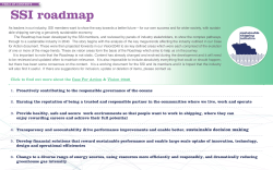 SSI roadmap - The Sustainable Shipping Initiative