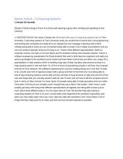 Dexter Fichuk, Computing Systems