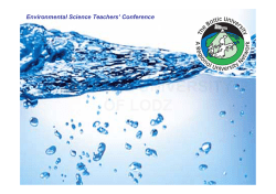 Life Cycle Assessment - Baltic University Programme