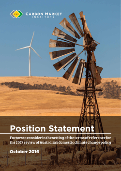 Position Statement on Factors to Consider