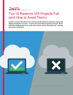 Top 10 Reasons VDI Projects Fail (and How to Avoid Them)