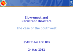 MYFF 2004-2007 and BUDGET STRATEGY 2004-05