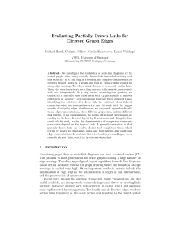 Evaluating Partially Drawn Links for Directed Graph Edges