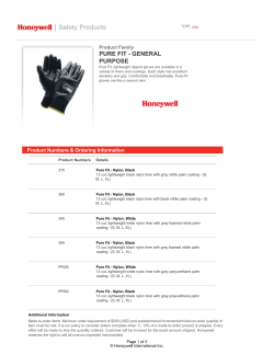 pure fit - general purpose - Honeywell Safety Products