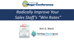 Radically Improve Your Sales Staff`s &ldquo;Win Rates&rdquo;