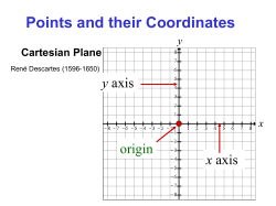 Points and their Coordinates - PowerPoint