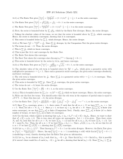 HW #5 Solutions (Math 323) - the Colgate math department