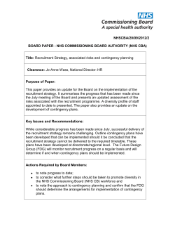 Item 3 Recruitment Strategy