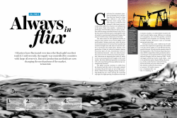 OIL PRICE Oil prices have fluctuated ever since the black gold was