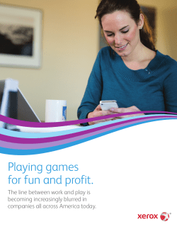Playing games for fun and profit.