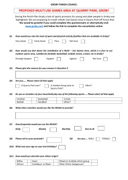 proposed multi use games area at quarry park, groby