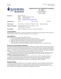 Course Syllabus - Washburn University