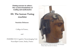 III. The human Turing machine