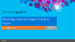 Running Linux on Hyper