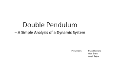 The Double Pendulum