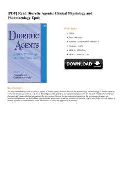 Read Diuretic Agents: Clinical Physiology and
