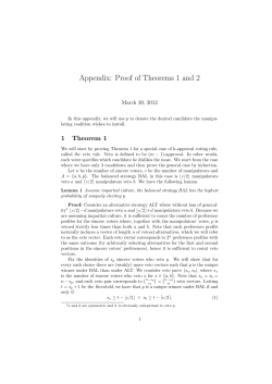 Appendix: Proof of Theorems 1 and 2