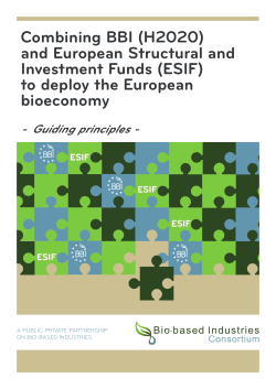 Combining BBI and ESIF funding - Bio