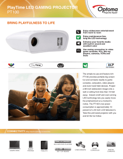 PlayTime LED GAMING PROJECTOR PT100