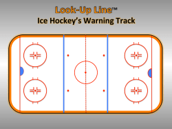 Ice Hockey`s Warning Track