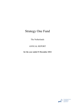 Strategy One Fund - Privium Fund Management