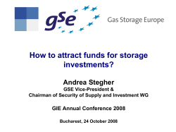 How to attract funds for storage investments?