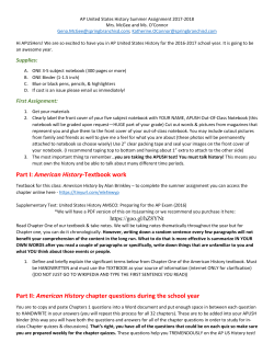 APUSH_summer_Assign2017