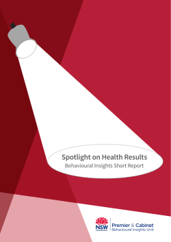 Spotlight on Health Results