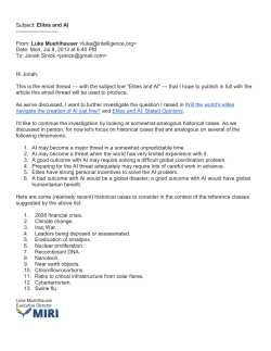our full email exchange () - Machine Intelligence Research