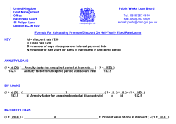 Formula For Calculating Premium/Discount On Half