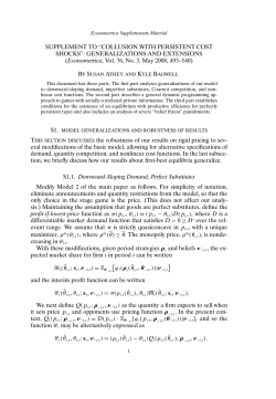 Collusion With Persistent Cost Shocks