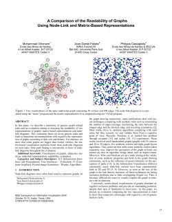 evaluation de la lisibilité de deux techniques de visualisation
