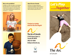 Let`s Play - The Arc of Lincoln