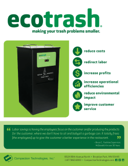 reduce costs redirect labor increase profits increase operational