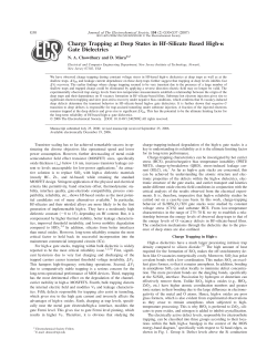 Charge Trapping at Deep States in Hf-Silicate Based High