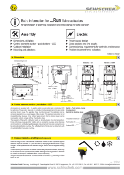 info ..Run valve actuators electric and mechanic
