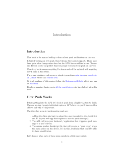 Introduction - Web Push Book