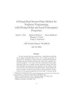 A Primal-Dual Interior-Point Method for Nonlinear Programming with