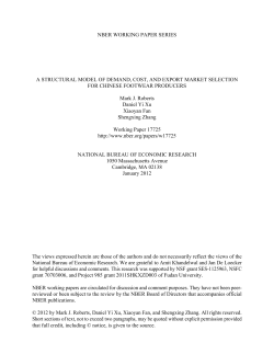 A Structural Model of Demand, Cost, and Export Market Selection for