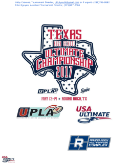 Libby Cravens, Tournament Director, ​​or if