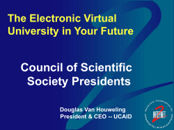 The Electronic Virtual University in Your Future