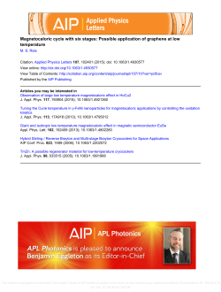 Magnetocaloric cycle with six stages: Possible application of