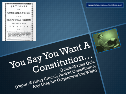 Sample Quick-Write PPT - Blue Cereal Education
