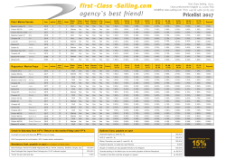 First -Class -Sailing.com agency`s best friend!
