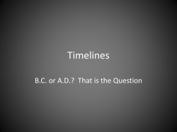 Timelines