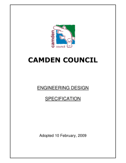 Engineering Design Specifications