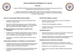 Act 91 - Orleans Parish School Board