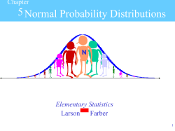 The Normal Distribution