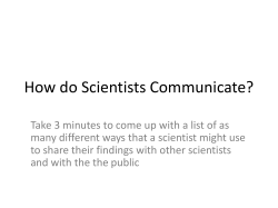 Activity 1 Powerpoint Slides