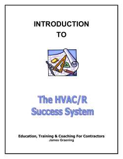 The HVACR Success System - ACCO / PHCC Ohio Convention